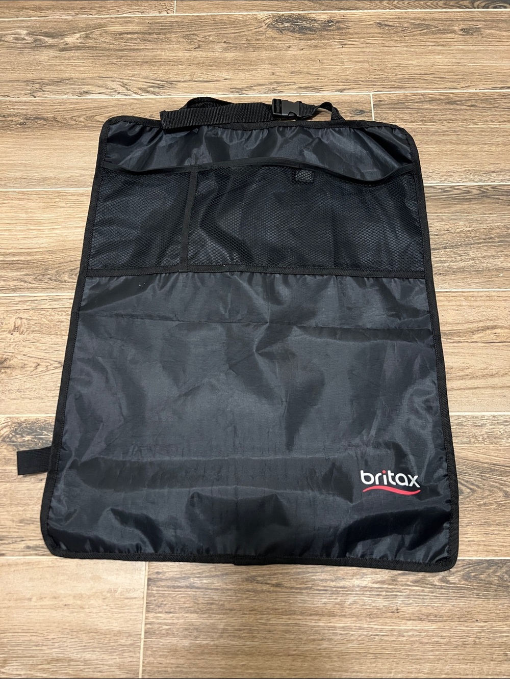 Britax Black Car Seat Back Organizer with Mesh Pockets